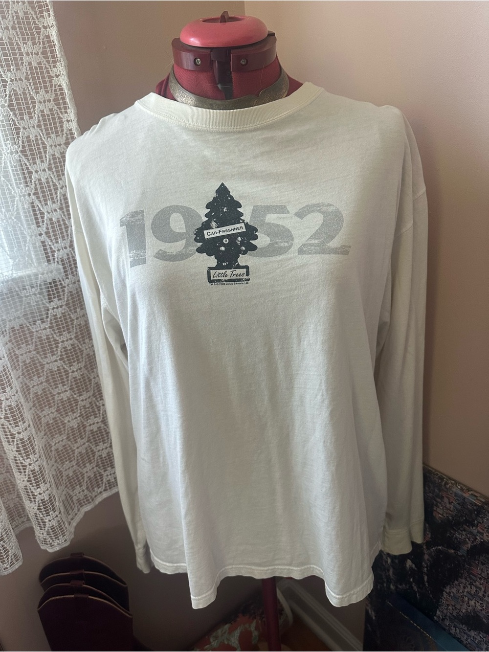 1952 White Long Sleeve Graphic Tee